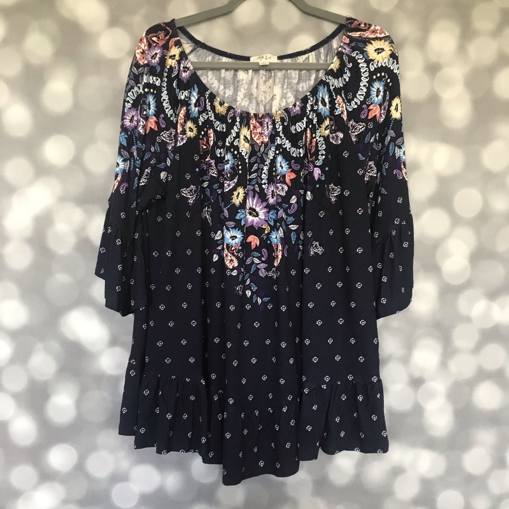 Style & Co Floral Top